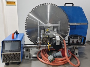 2026 Wall Saws Concrete Saw <b>Cutting</b> <b>Machine</b> High Frequency 26KW 700mm Depth Motor 1600mm Blade HF26 Water Cooling Motor More Pow - Product Image 2
