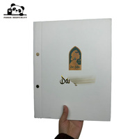 Reliure de menu en cuir à couverture rigide avec vis externe professionnelle pour hôtels et restaurants - Couleurs et tailles personnalisables, pages intérieures faciles à remplacer