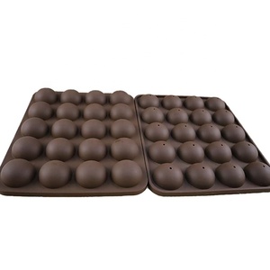 Khay Làm Đá Tròn 20 Lỗ Dễ Dàng Bật Ra Khuôn Làm Đá Viên Hình Cầu Khuôn Kẹo Mút Silicon Khuôn Làm Bánh Pop Dụng Cụ Làm Bánh - Product Image 5