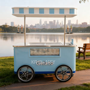 Congélateurs à glace miniatures avec vitrine incurvée, vente directe d'usine 2025, pour supermarché - Product Image 2