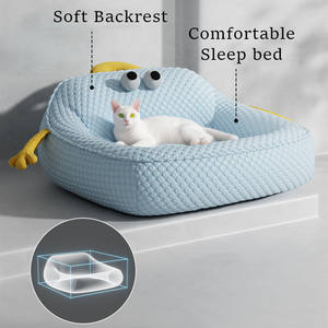 Modern Fashion Pet <span class=keywords><strong>Bed</strong></span> für den Sommer Abnehmbares und wasch bares Nest Hunde bett Sofa aus Faser für Kühlung und bequemes Schlafen - Product Image 6