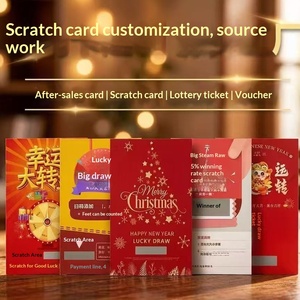 Cartes à gratter créatives professionnelles pour usine de fabrication, conception gratuite, anti-contrefaçon et personnalisables - Product Image 5