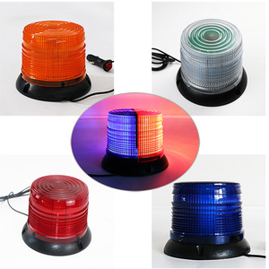 Venta al por mayor 60W Ultra brillante vehículo de emergencia techo giratorio imán de montaje LED <span class=keywords><strong>intermitente</strong></span> <span class=keywords><strong>baliza</strong></span> 12V - 24V - Product Image 6