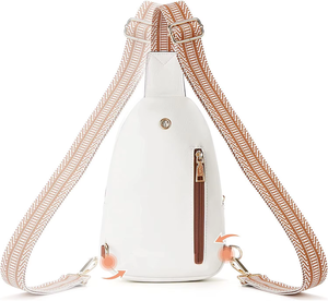 Sac de poitrine de voyage extérieur personnalisé en cuir PU imperméable pour femme, sac bandoulière messager, vente en gros - Product Image 2