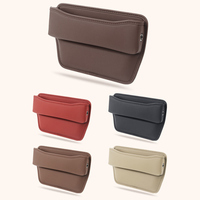 Organisateur de siège arrière de voiture en cuir PU imperméable de luxe, boîte de rangement universelle pour l'espace interne, accessoires de voiture