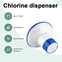 Distributeur de comprimés de chlore de piscine Flotteur Grand distributeur de chlore flottant pour piscine, spa et bains à remous
