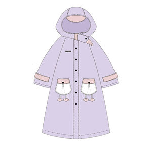 Vente en gros Imperméable pour enfants avec grand chapeau à bord Garçons Filles Sac d'école pour enfants Imperméable Randonnée en plein air Étudiant École <span class=keywords><strong>Cape</strong></span> <span class=keywords><strong>de</strong></span> <span class=keywords><strong>pluie</strong></span> - Product Image 2