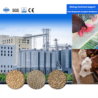 Línea de Producción de Pienso para Animales Luodate 5-10 T/H - Planta Automática de Fabricación de Pienso para Aves y Ganado