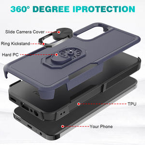 Étui pour téléphone portable 2 en 1 en plastique pour <span class=keywords><strong>Samsung</strong></span> Galaxy A15 avec béquille - Product Image 3