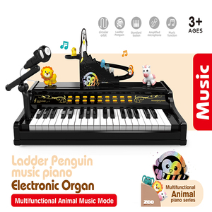 MILI débutant infantile électronique Piano Microphone petit orgue jouet pour bébé garçons filles PC matériel lumière apprentissage à piles - Product Image 4
