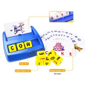 Dans 2020, Amazon vend <span class=keywords><strong>le</strong></span> match jeu de lettres pour enfants, mots Anglais match pour enfants éducation précoce pour les enfants, - Product Image 2