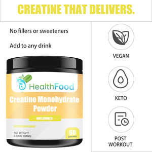 Factory Direct Creatine Monohydrate Powder with Creatine Monohydrate <b>Maximizes</b> Muscle Recovery Output Fitness Levels Powder - Product Image 2