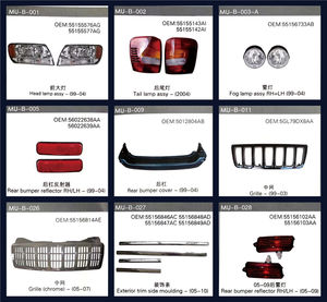 Eclairage latéral musulman noir, pas de réglage, pour JEEP Grand Cherokee, OEM 2011 2012 2013 2014 2015 2016 82212130 - Product Image 3