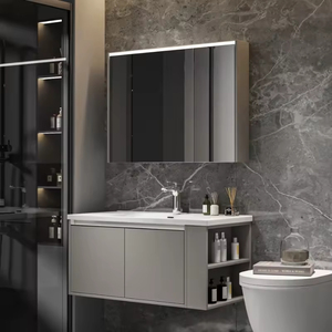 <span class=keywords><strong>Armoire</strong></span> à <span class=keywords><strong>pharmacie</strong></span> de salle de bain <span class=keywords><strong>antique</strong></span> française multifonctionnelle avec miroir Meuble de salle de bain flottant sur mesure - Product Image 3