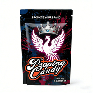 Custom Printed Recyclable Resealable PE Zipper Top Herb & Salad Package <b>Bags</b> 3.5g-1lb - Product Image 3