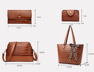3 sets hoogwaardige handtassen Luxe designer schoudertassen voor dames Grote capaciteit boodschappentassen - Product Image 2