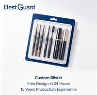 Plateau blister personnalisé avec insert pour applicateur de mascara et recourbe-cils