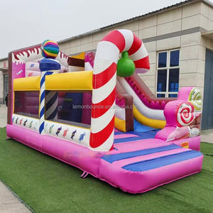 Château <span class=keywords><strong>gonflable</strong></span> à bonbons avec toboggan, qualité commerciale, pour location d'événements commerciaux, combo <span class=keywords><strong>gonflable</strong></span> pour location de fête - Product Image 6