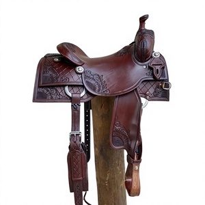 Vente chaude Selle d'équitation anglaise en cuir véritable, toutes tailles, avec quincaillerie SUS304, arceau en bois, couleur marron, design gravé personnalisé, écologique - Product Image 5