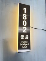 Letreros de Puerta Personalizados con Iluminación LED, Transformador AC, Resistentes al Agua IP65, Multiusos para Hoteles, Oficinas, Apartamentos, Formas Personalizadas