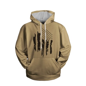 Sudadera con Capucha para Hombre, Corte Atlético, Diseño de Bandera Americana, Tejido Transpirable, Manga Raglán para Mayor Movilidad - Product Image 4