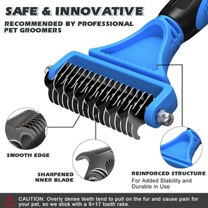 Herramienta Profesional de Acero Inoxidable para Desenredar el Pelo de Perros y Gatos, con Diseño Personalizado - Product Image 4