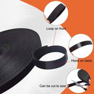 Bande de fixation auto-adhésive réutilisable multifonction écologique, attaches de câbles double face avec crochets et boucles souples - Product Image 6