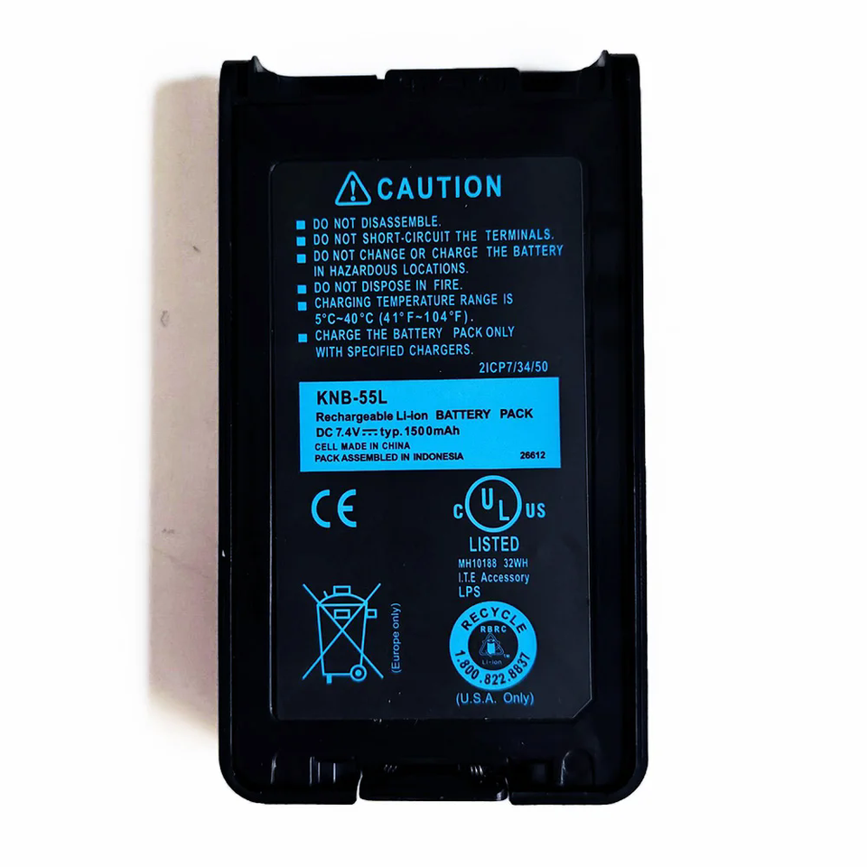 Adattatore Elimina Batteria KNB-25 Per Kenwood TK-2168 TK-3168 NX220 - Nuovo