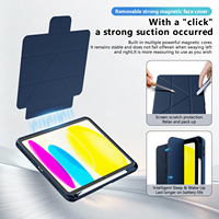 Housse de protection pour tablette en cuir détachable personnalisée, anti-salissure et anti-rayures, pour iPad (A16) 10e génération 11 pouces 2025 avec emplacement pour stylet