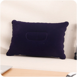 Almohadas de PVC para exteriores al por mayor, almohadas inflables rectangulares gruesas y flocadas para viajes y camping, almohadas cuadradas perfectas para - Product Image 2