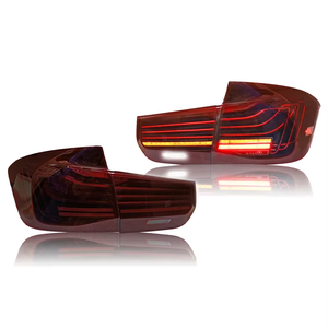 Nuevo diseño LED RGB DRL estilo luz trasera para <span class=keywords><strong>BMW</strong></span> 3 F30 F35 318 320 328 M3 BMW3 2013-2018 lente roja Color 12V CSL lámparas traseras - Product Image 1