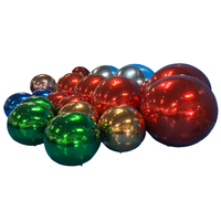 Boule disco flottante géante en PVC pour la décoration d'événements, boule gonflable brillante pour les fournitures de fête