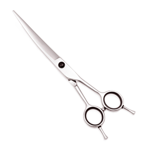Tijeras Curvas para Peluquería Canina de 5.5"-8", Acero Inoxidable Japonés, para Salón de Belleza - Product Image 4