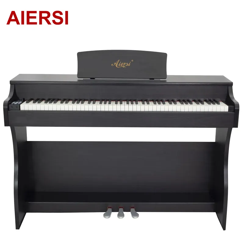 hot sale aiersi brand black Upright digital piano 88 weighted keys electronic Piano keyboard musical instrument