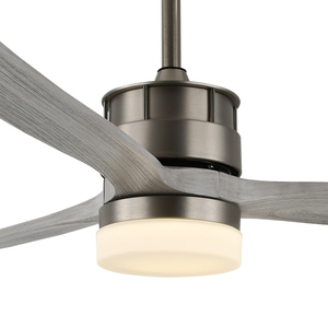 Quạt Trần LED Lưỡi Gỗ Cứng 52 Inch Kiểu Bắc Âu Công Nghiệp Yên Tĩnh Quạt Trần Gỗ Điều Khiển Từ Xa Quạt Chiếu Sáng - Product Image 4