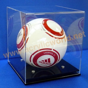 Boîte de présentation de ballons de basket en acrylique personnalisée, vitrine transparente pour objets sportifs de collection - Product Image 4