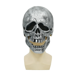 Accessoires <span class=keywords><strong>de</strong></span> fête <span class=keywords><strong>de</strong></span> jeu <span class=keywords><strong>de</strong></span> rôle, crânes d'horreur d'Halloween, <span class=keywords><strong>masque</strong></span> complet <span class=keywords><strong>de</strong></span> crâne avec mâchoire mobile, casque en <span class=keywords><strong>latex</strong></span> terrible et bouche mobile - Product Image 4