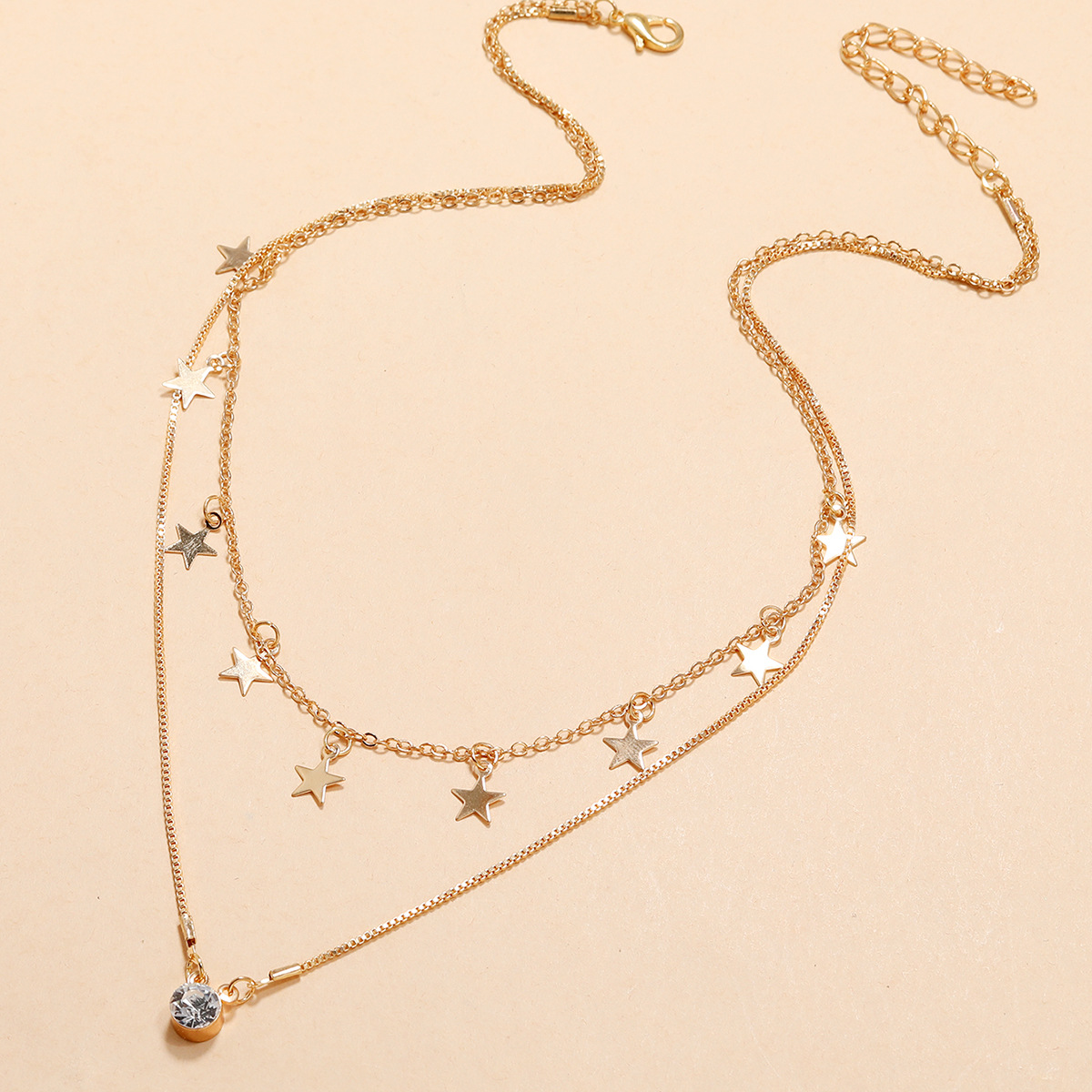 Collana con ciondolo Unique placcata oro 18k - Collana Negozio