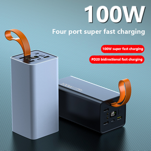 พาวเวอร์แบงค์แล็ปท็อปกําลังสูง 100W ชาร์จเร็วแบบสองทิศทาง <span class=keywords><strong>50000</strong></span> mAh แหล่งจ่ายไฟมือถือความจุขนาดใหญ่ <span class=keywords><strong>50000</strong></span> - Product Image 2