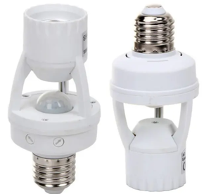 Vàng người bán 360 độ PIR hồng ngoại cơ thể con người <span class=keywords><strong>Detector</strong></span> E27 cắm ổ cắm chuyển đổi cơ sở chuyển động & vị trí cảm biến - Product Image 1