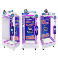 Machine de jeu d'arcade à ciseaux d'intérieur pour parc d'attractions à jetons