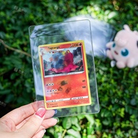 Funda Protectora Semirrígida Transparente y Flexible para Tarjetas Deportivas o de Juego de Tamaño Estándar