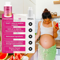 Vitamines prénatales totales de haute qualité avec de la vitamine B12 prénatals pour soutenir le développement fœtal chez les femmes