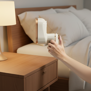 Plancha de vapor portátil 2 en 1 para ropa, uso dual en seco y húmedo, plancha eléctrica plegable portátil pequeña para hotel, uso comercial y doméstico, Reino Unido - Product Image 4