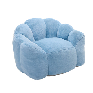 Modern Lotus <b>Compression</b> Sofa Bean <b>Bag</b> with Pull Ring Easy Move Soft Comfort Square Design Fabric for Living Room & Bedroom - Product Image 6