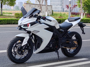 <span class=keywords><strong>Moto</strong></span> sportive <span class=keywords><strong>Euro</strong></span> 4 R3 Little Ninja HL200-4H bicylindre 400CC homologuée pour la route, <span class=keywords><strong>moto</strong></span> robuste Horizon V6 - Product Image 1