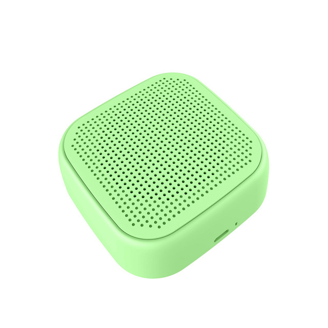 Portable Plastic BT 5.0 5W Power LED Lighting Wireless Mini Speaker Built-in Mic Noise Canceling Outdoor Use Music Playback