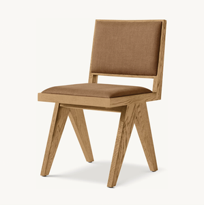 Sassanid OEM emblématique Chandigarh chaise salle à manger américaine Jakob encadrée tissu salle à manger chaise d'appoint - Product Image 3