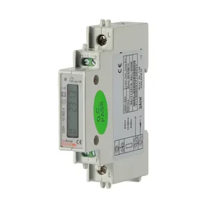 Acrel medidor de energía monofásico de tamaño 1P AC220V 60A medidor de electricidad para Pila de cargador EV