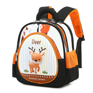 <span class=keywords><strong>Sac</strong></span> à dos transparent 3D pour tout-petits, motif animal de dessin animé, léger et respirant, pour garçons et filles de 2 à 6 ans, idéal pour la maternelle - Product Image 3
